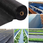 Load image into Gallery viewer, 13 ft. x 100 ft. Heavy PP Woven Weed Barrier Soil Erosion Control Geotextile Landscape Fabric 6 oz.