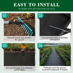 Load image into Gallery viewer, Black Silt Fence Fabric Rolls Heavy-Duty Dot Black Backed Silt Fence For Weeds Block