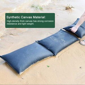 Sandless Canvas Sandbags Flood Barriers